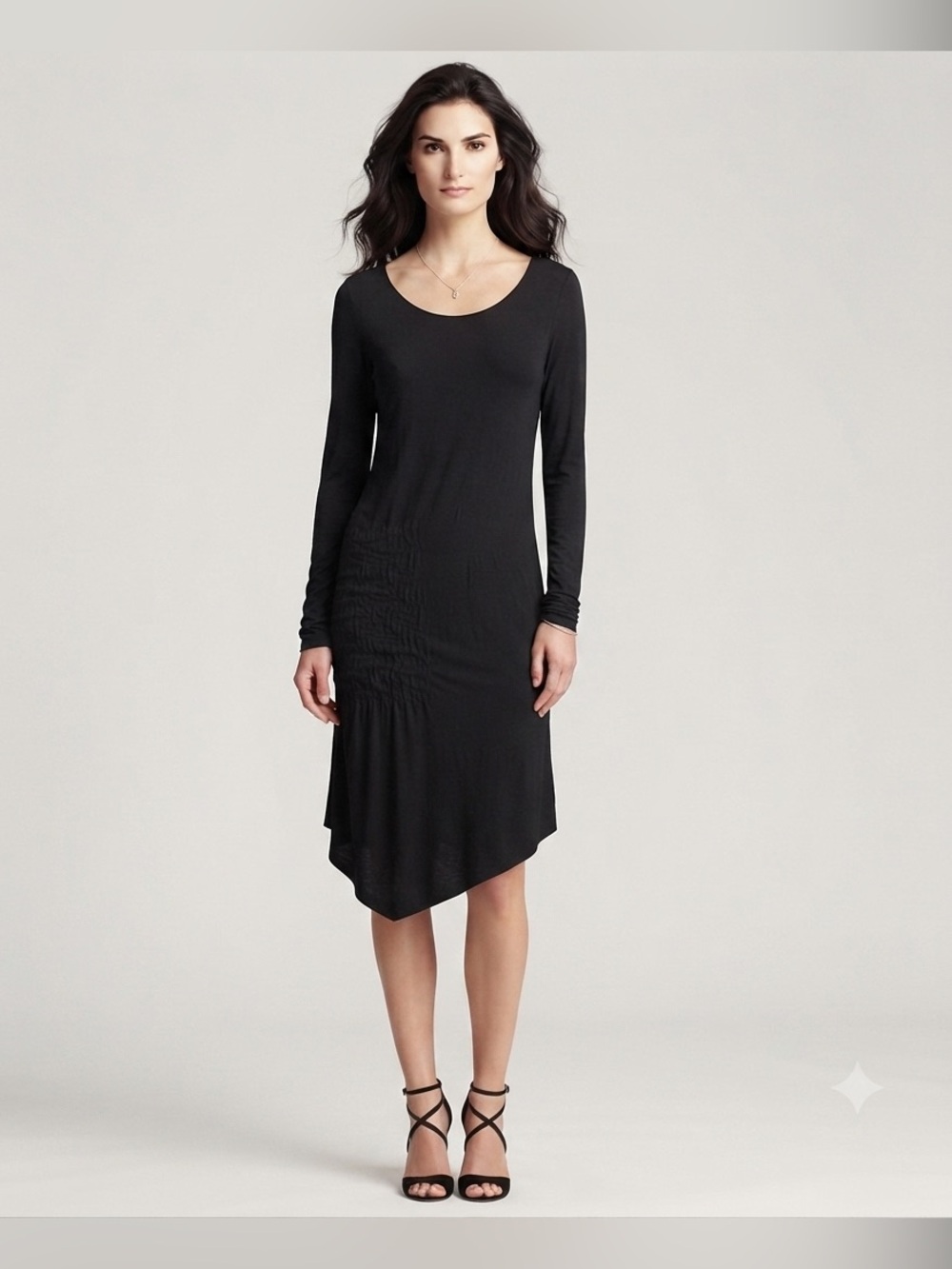 My Tribe Lorie Dress Black Long Sleeve Dress